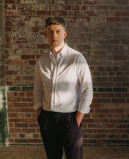 Long Sleeve Cotton Stretch Shirt