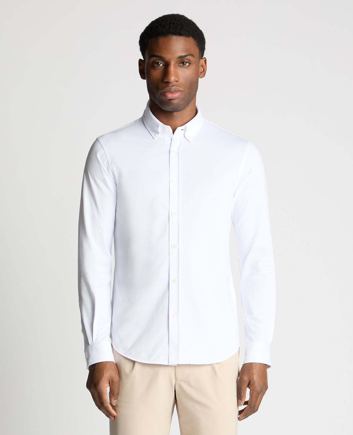 Man wearing a White jumper