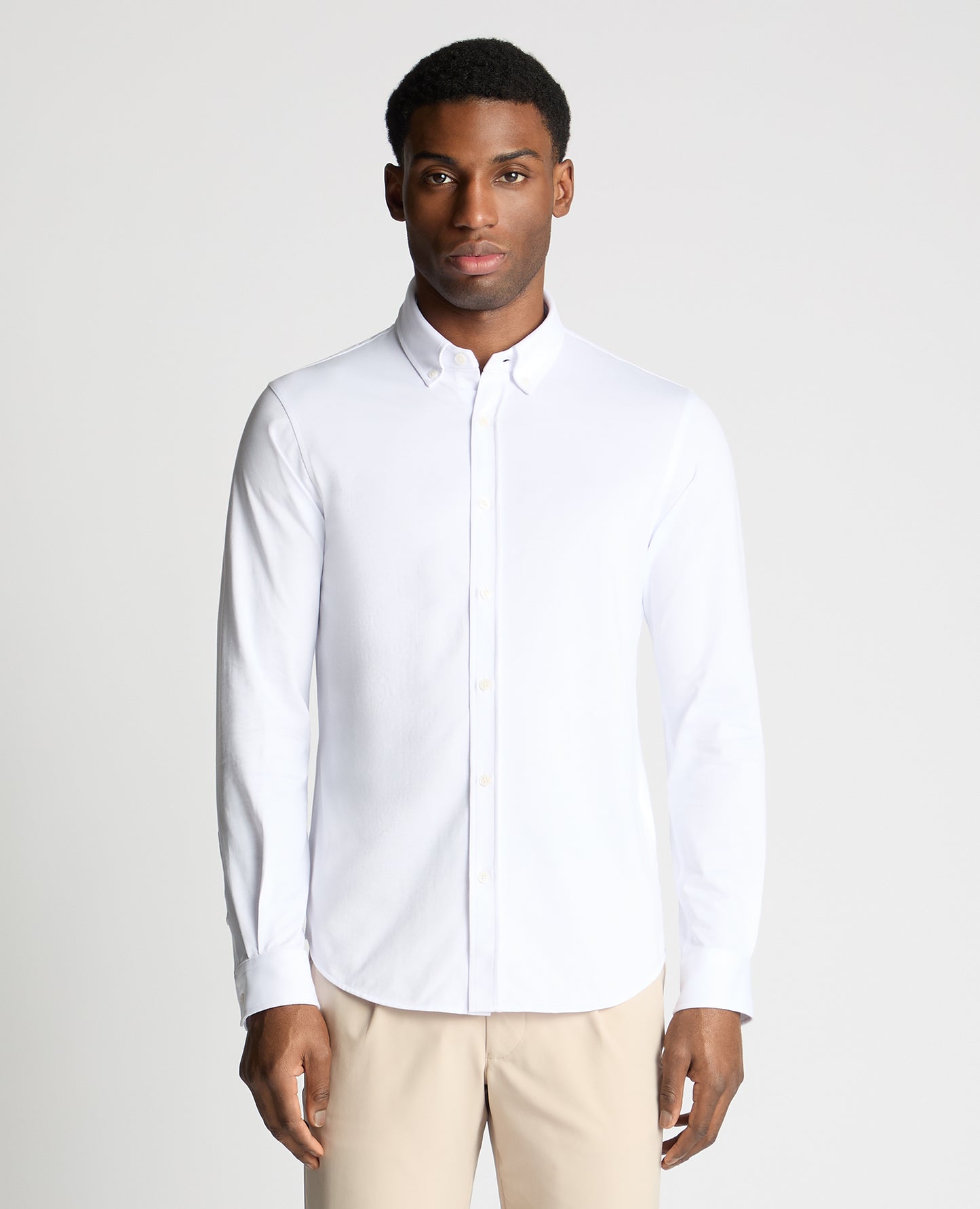 Long Sleeve Cotton Stretch Shirt