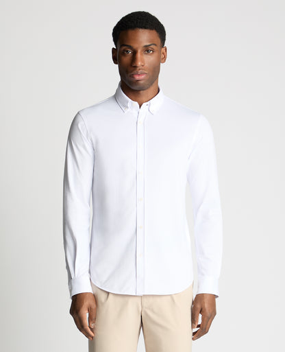 Long Sleeve Cotton Stretch Shirt