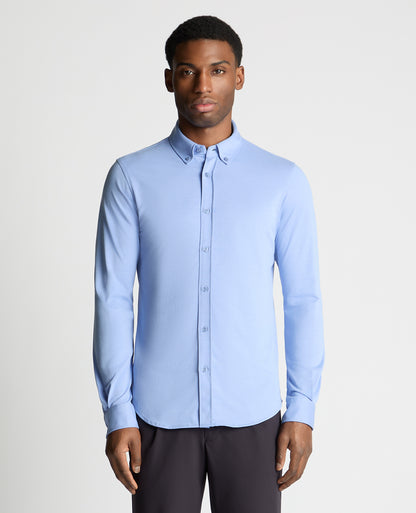 Man wearing a blue jumper