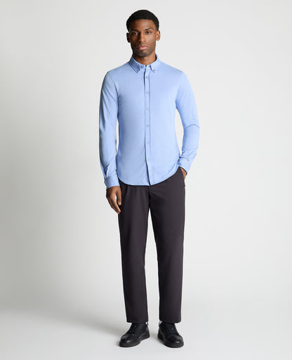 Man wearing a blue jumper