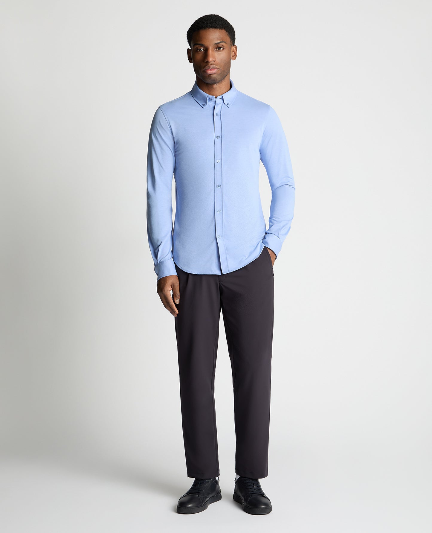 Long Sleeve Cotton Stretch Shirt