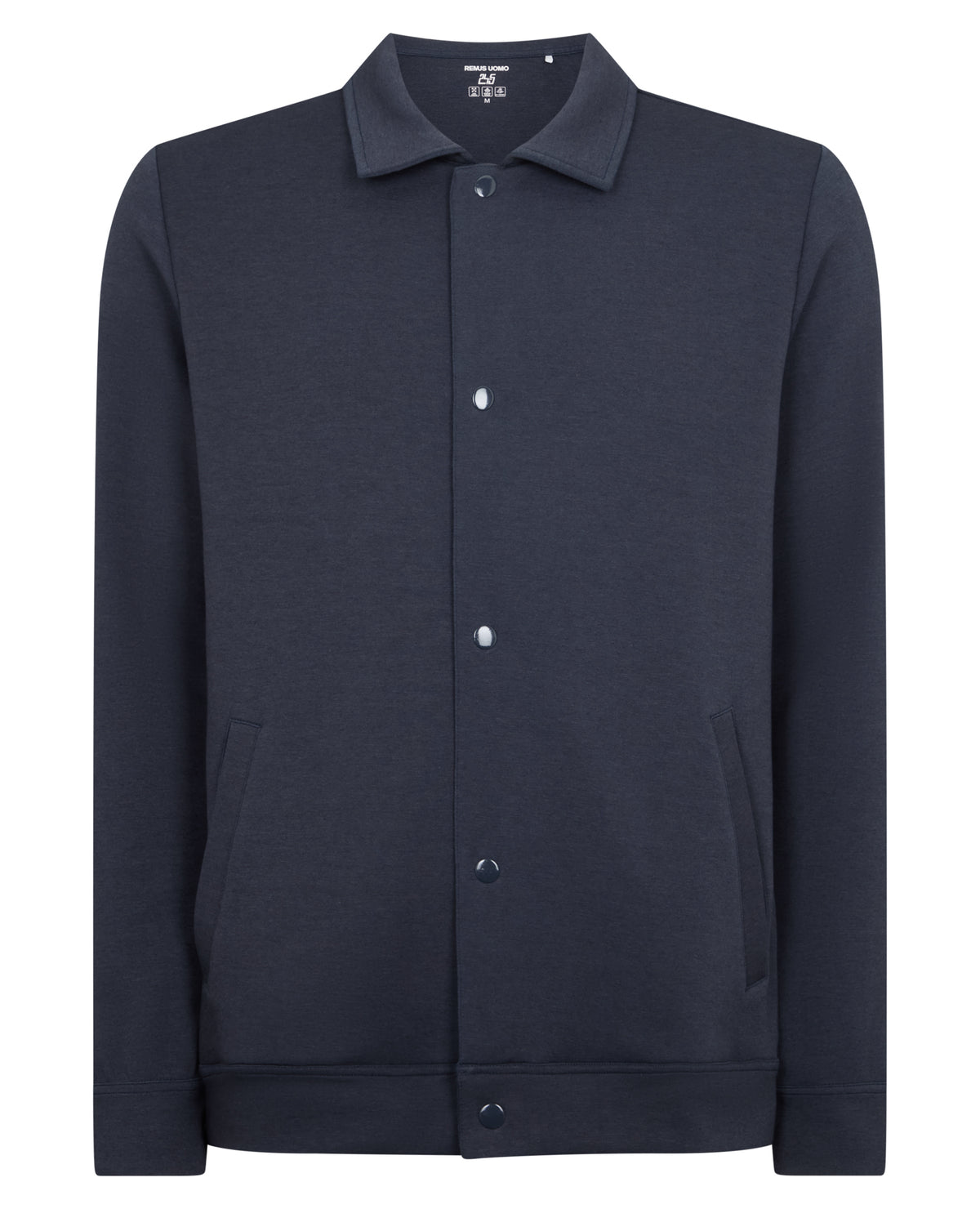 Man wearing a navy jumper