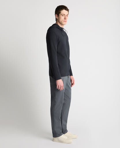 Man wearing a navy jumper
