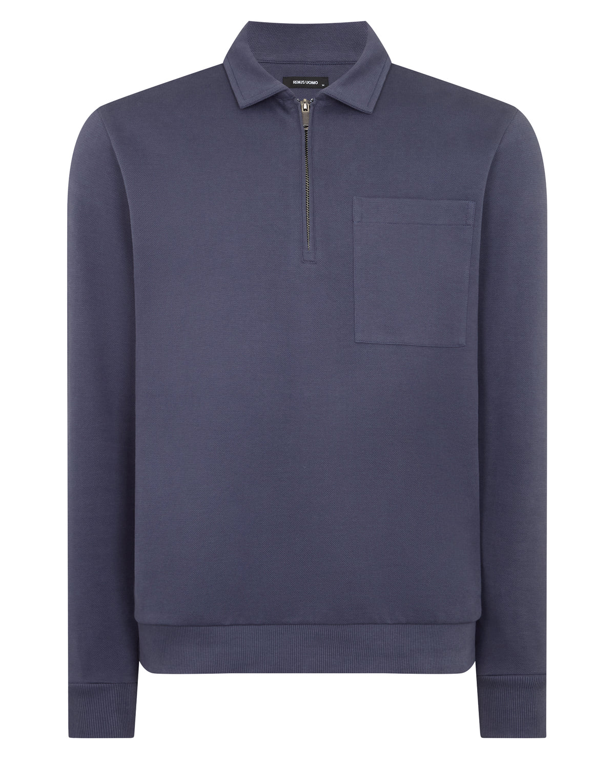 Man wearing a blue jumper
