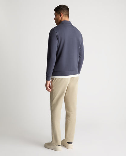 Man wearing a blue jumper
