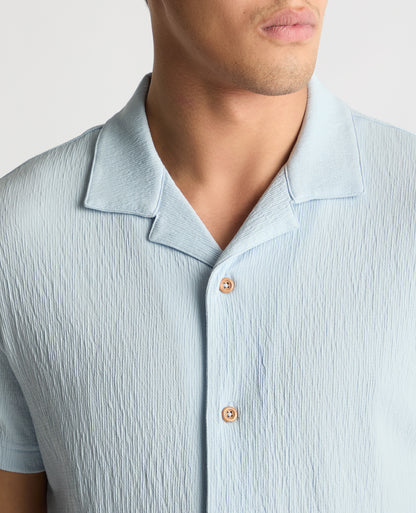 Man wearing a blue jumper