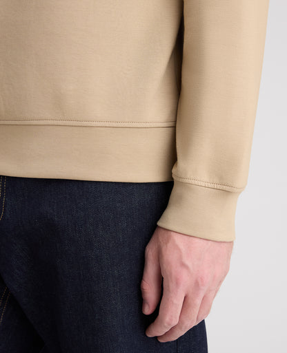 Stone Branded Stretch Half Zip Jumper