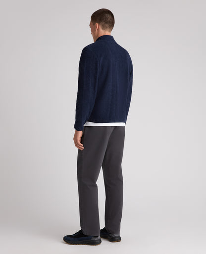 Dark Blue Zip Up Fleece
