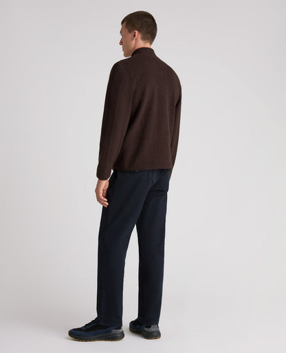 Dark Brown Zip Up Fleece