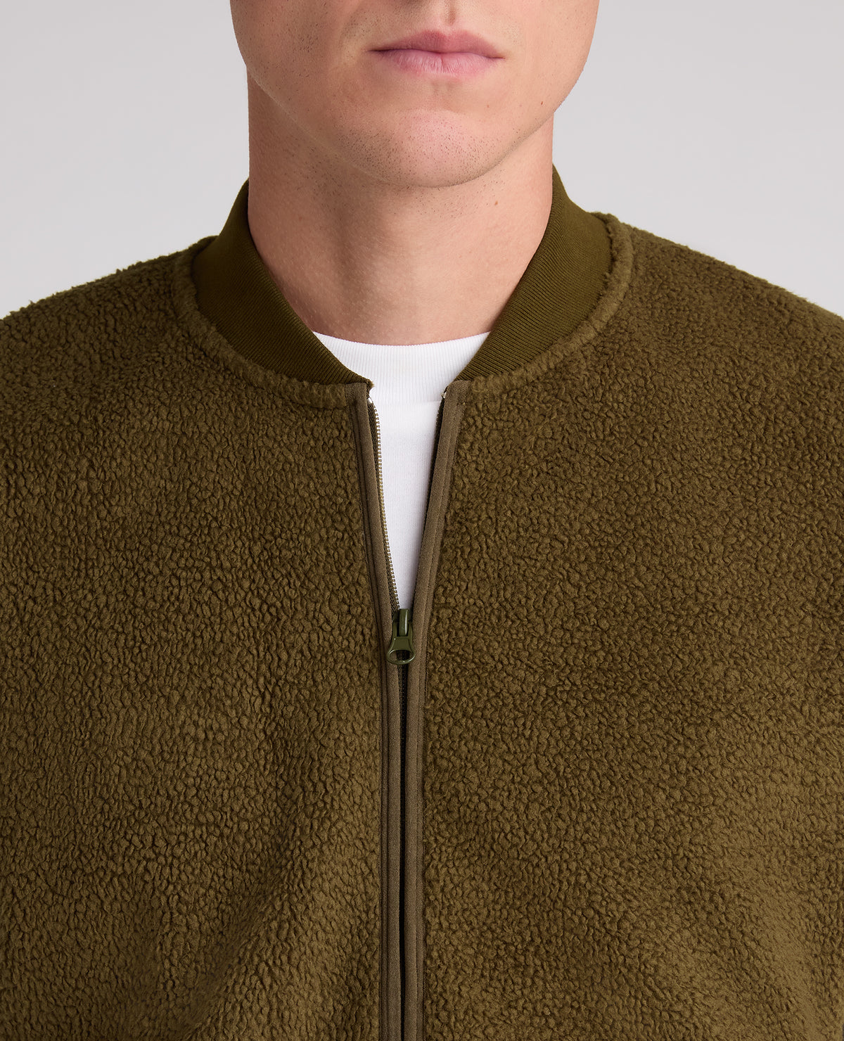 Dark Green Fleece Gilet