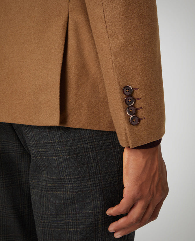 Slim Fit Wool-Blend Jacket