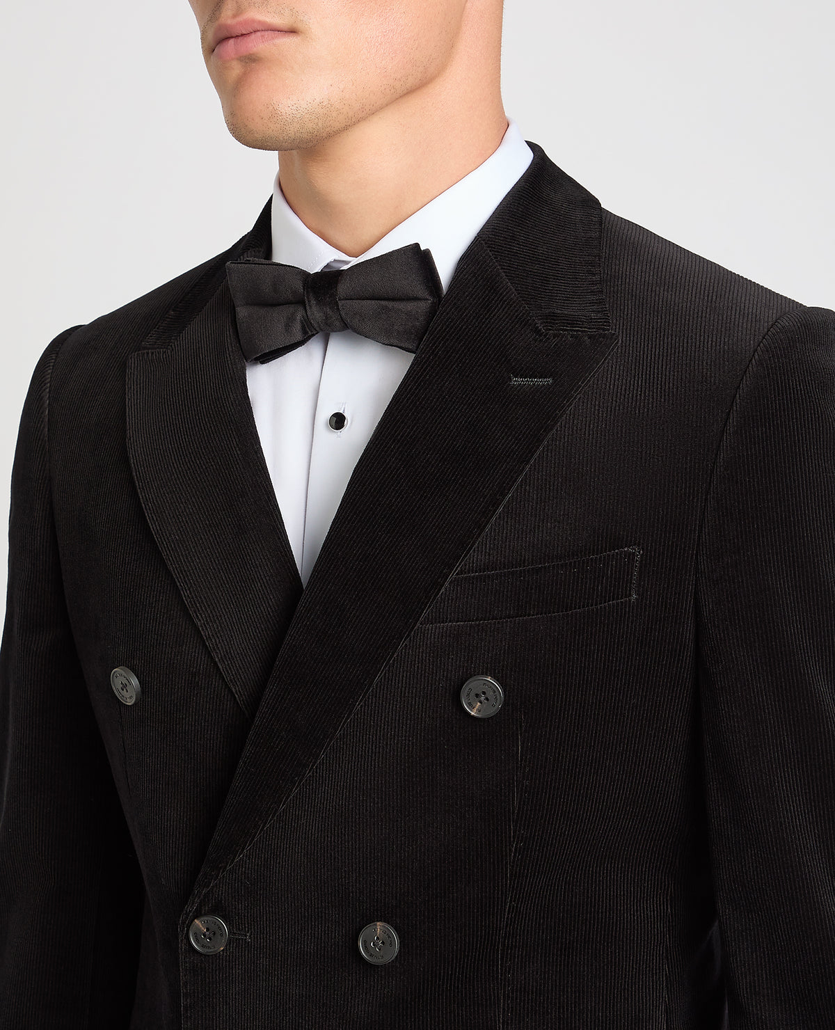 Man wearing a Black suit