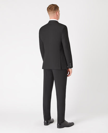 Man wearing a black Slim Fit Stretch Mix and Match Suit