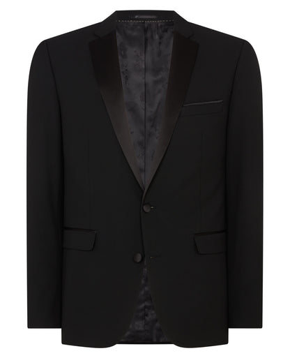 Man wearing a black Slim Fit Mix and Match Suit