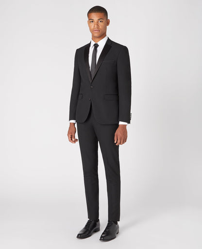 Man wearing a black Slim Fit Mix and Match Suit