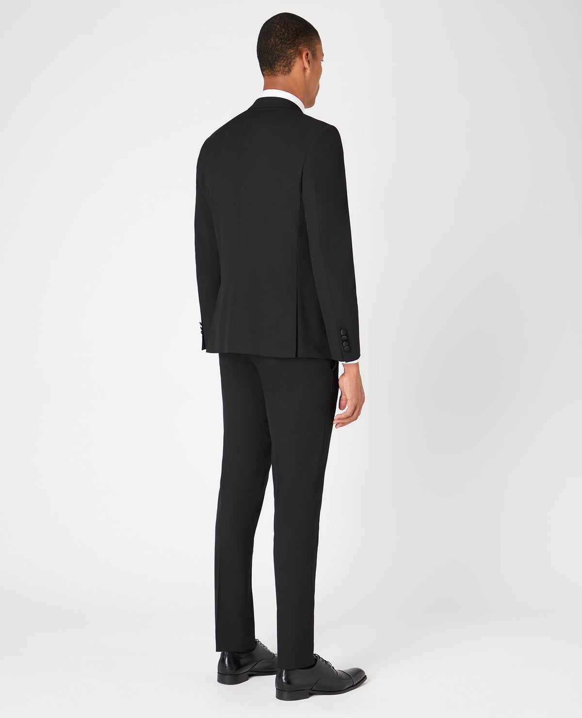 Man wearing a black MiX and Match Suit Jacket
