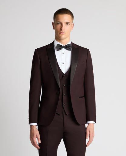 Man wearing a red suit