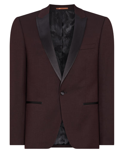 Man wearing a red suit