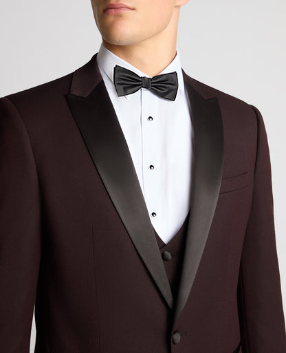 Man wearing a red suit