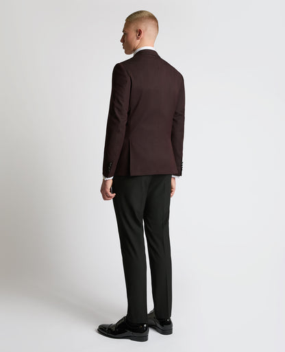 Man wearing a red Slim Fit Double-Breasted Suit