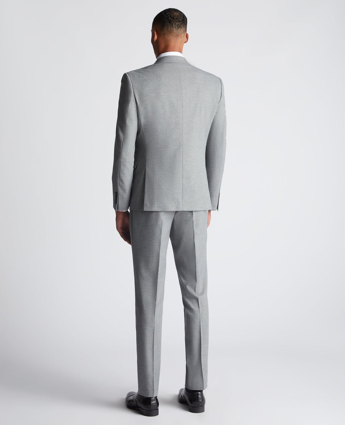 Man wearing a grey Slim Fit Stretch Suit