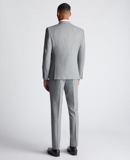 Man wearing a grey Slim Fit Stretch Suit