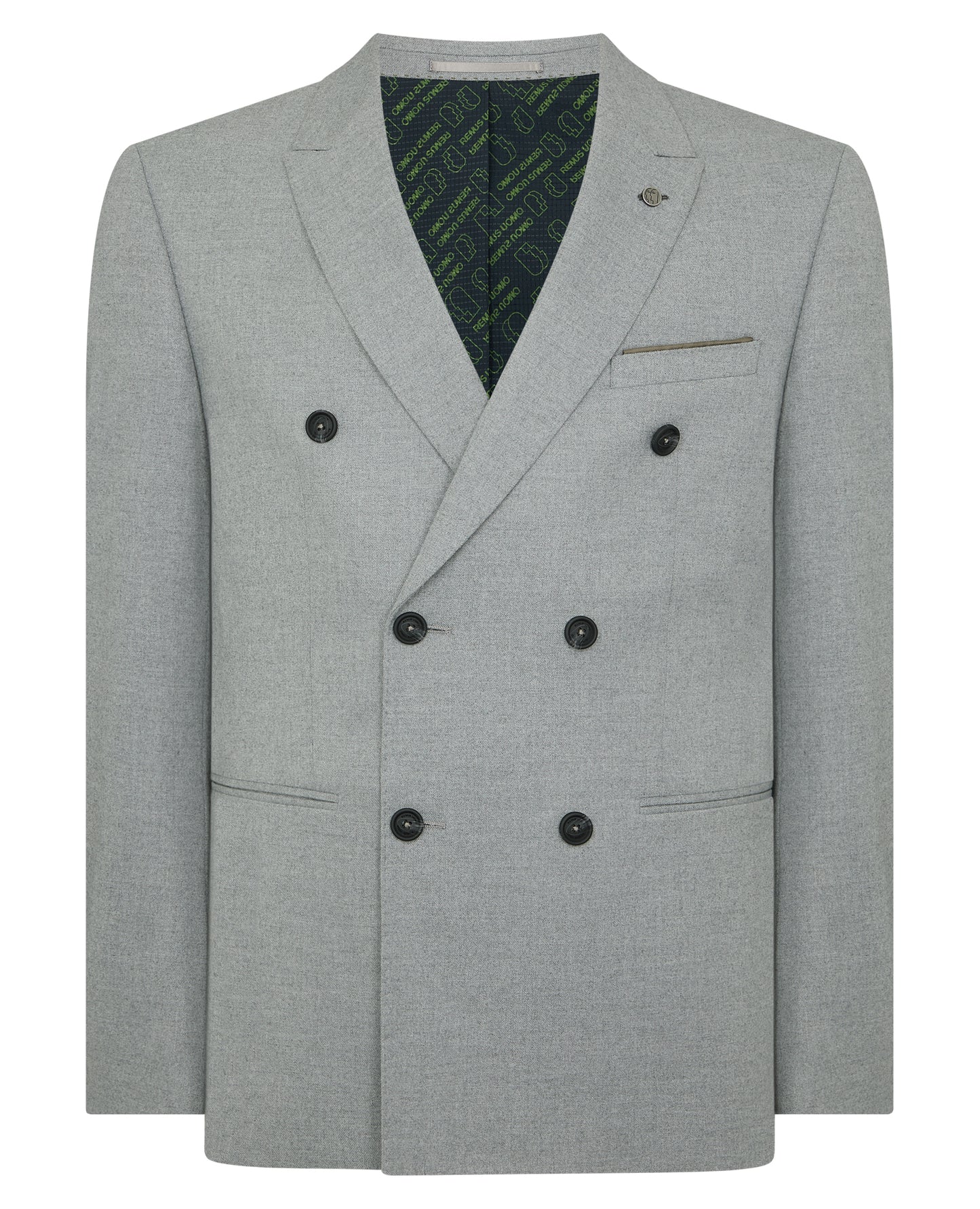 Slim Fit Double-Breasted Stretch Suit