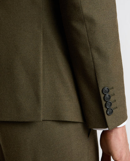 Man wearing a green Slim Fit Monza Jacket