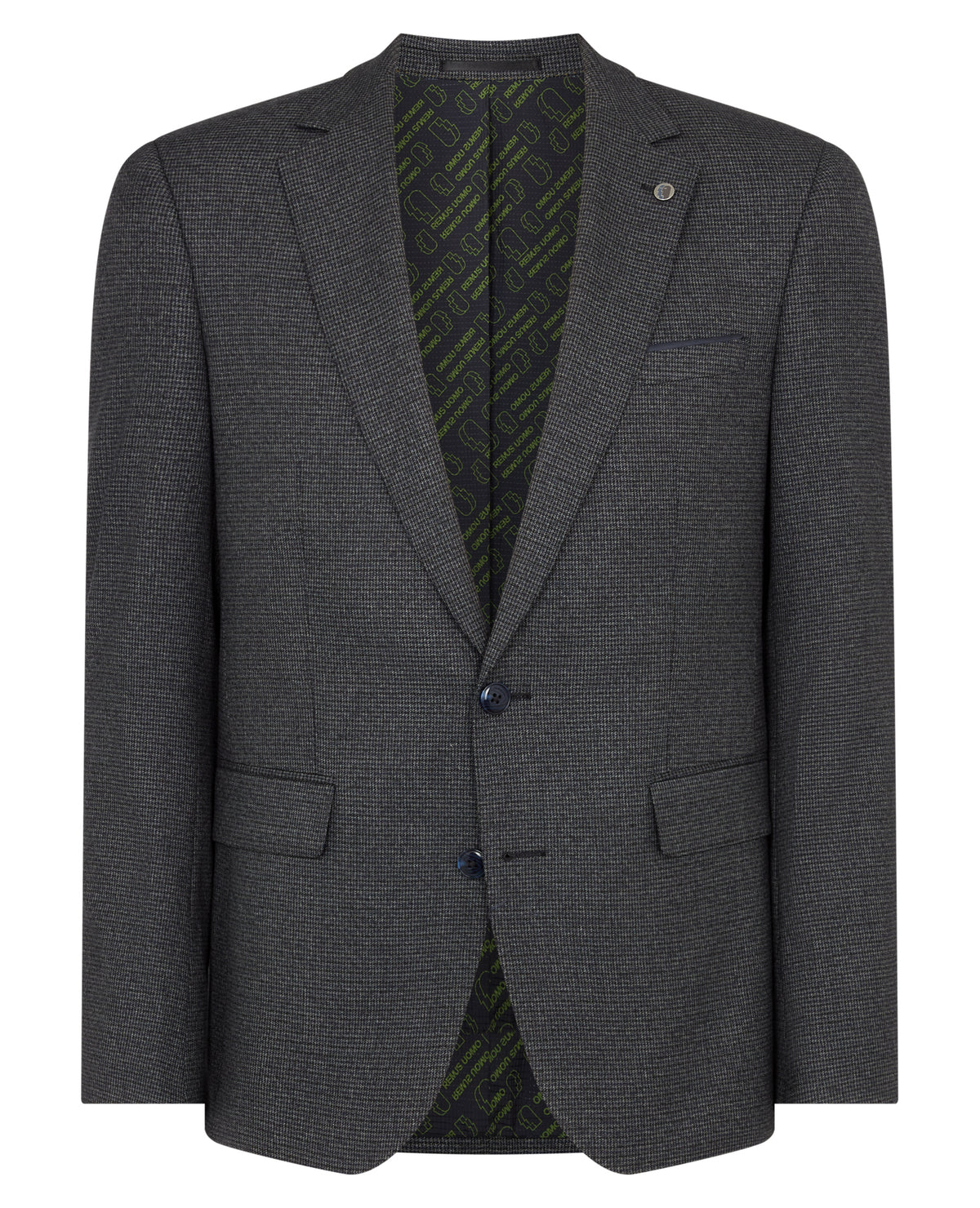 Man wearing a grey Slim Fit Stretch Suit