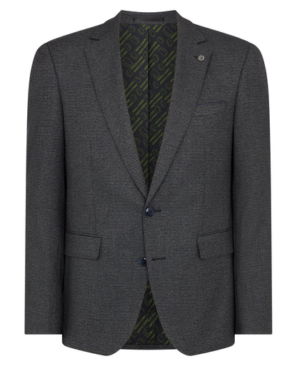 Man wearing a grey Slim Fit Stretch Suit