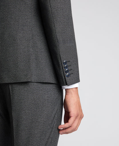 Man wearing a grey Slim Fit Stretch Suit