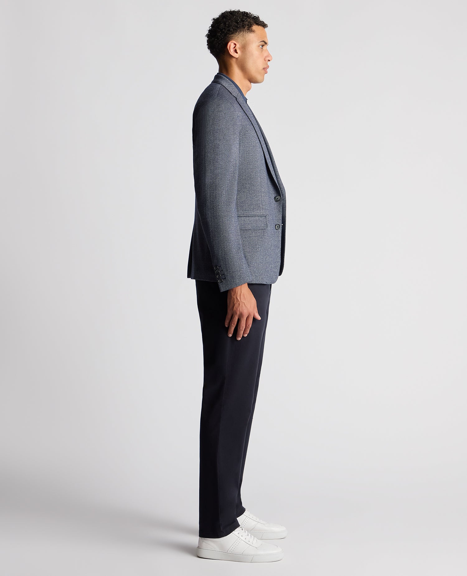 Slim Fit Stretch Jacket – Remus Uomo - Main Image