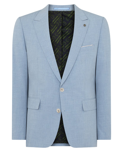Man wearing a blue jacket