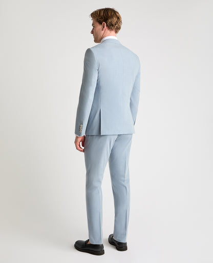 Man wearing a blue jacket