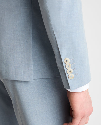 Man wearing a blue jacket