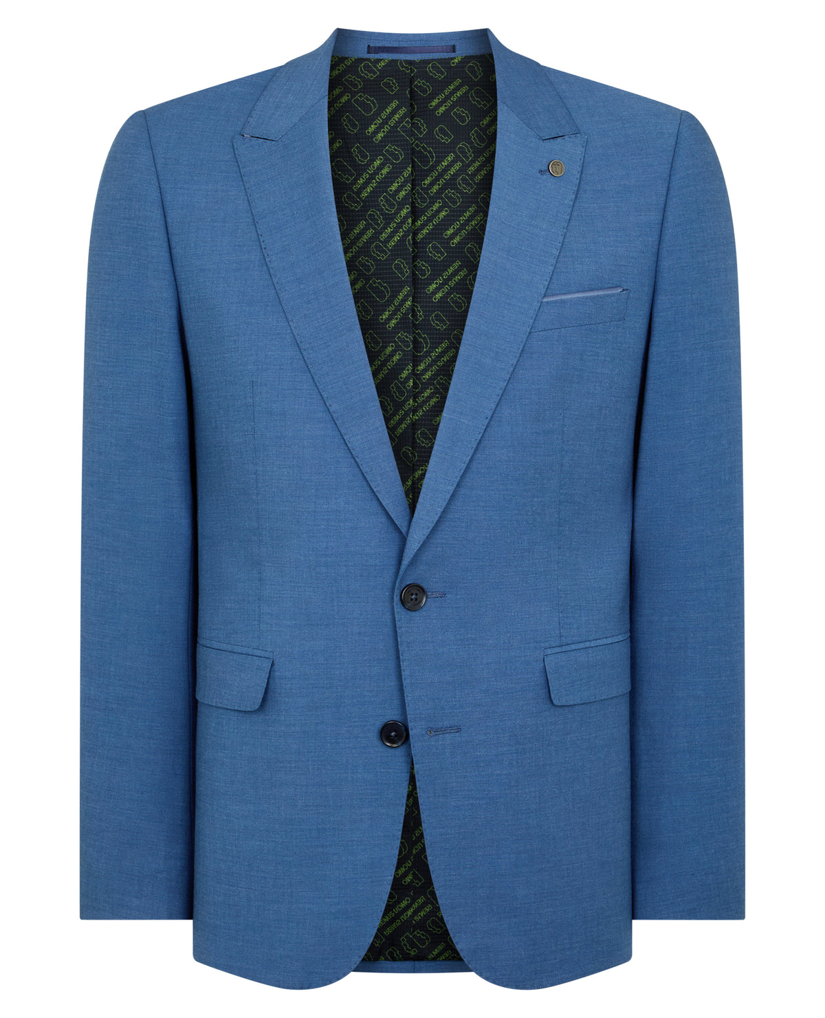 Man wearing a blue jacket