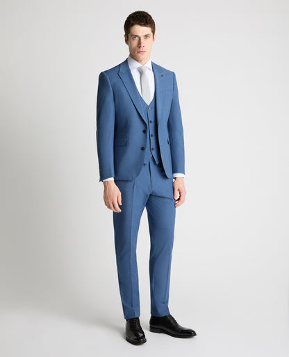 Man wearing a blue jacket