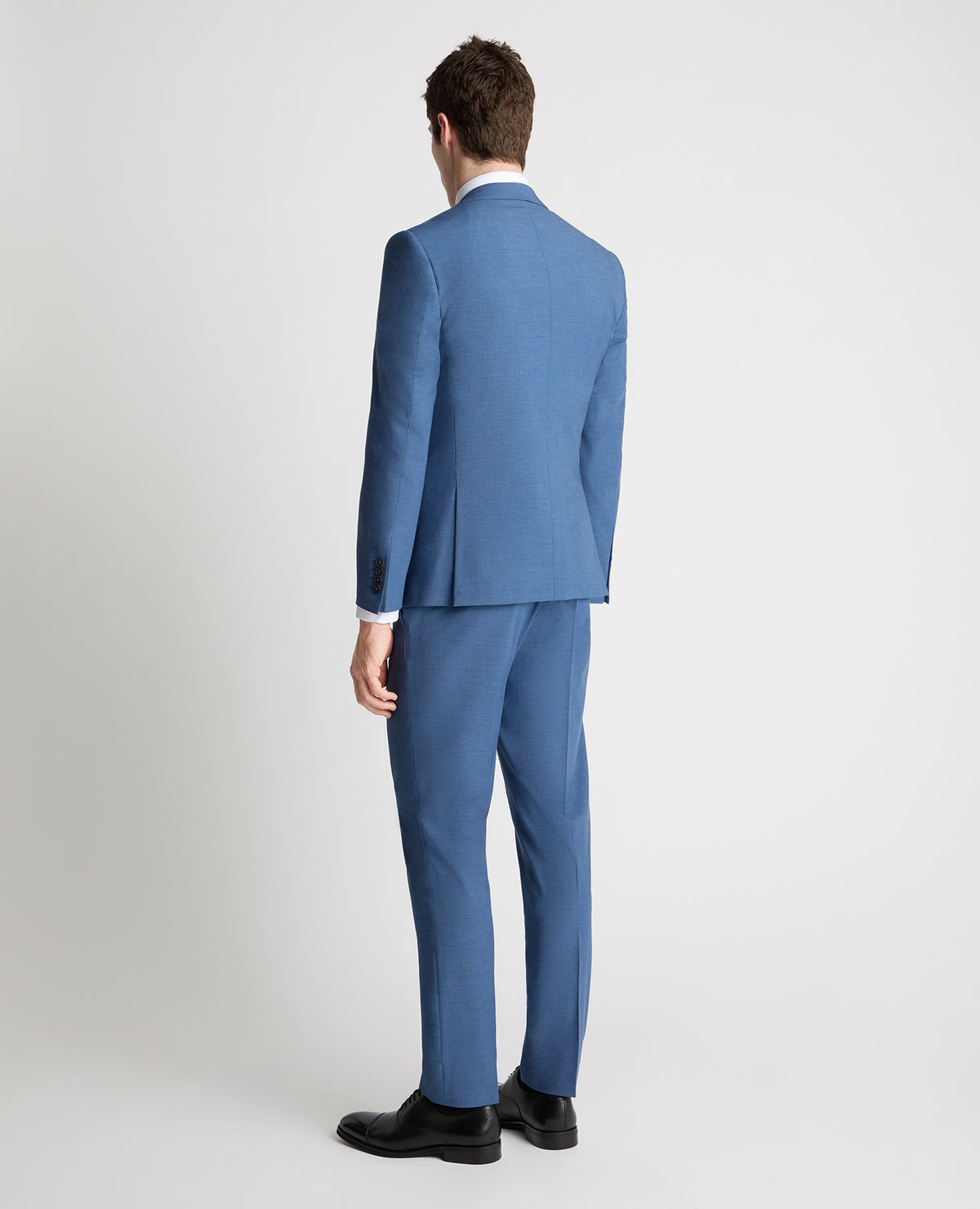 Man wearing a blue jacket