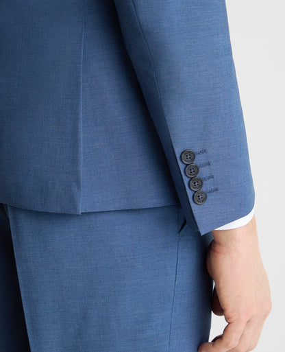 Man wearing a blue jacket