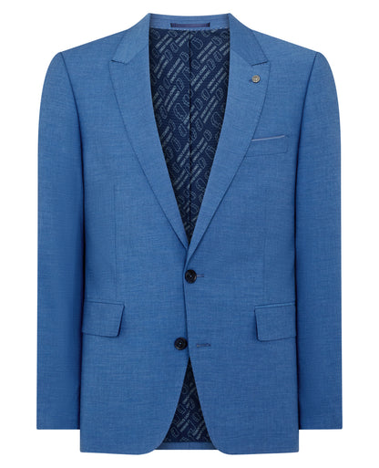Man wearing a blue jacket