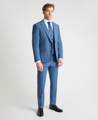 Man wearing a blue jacket
