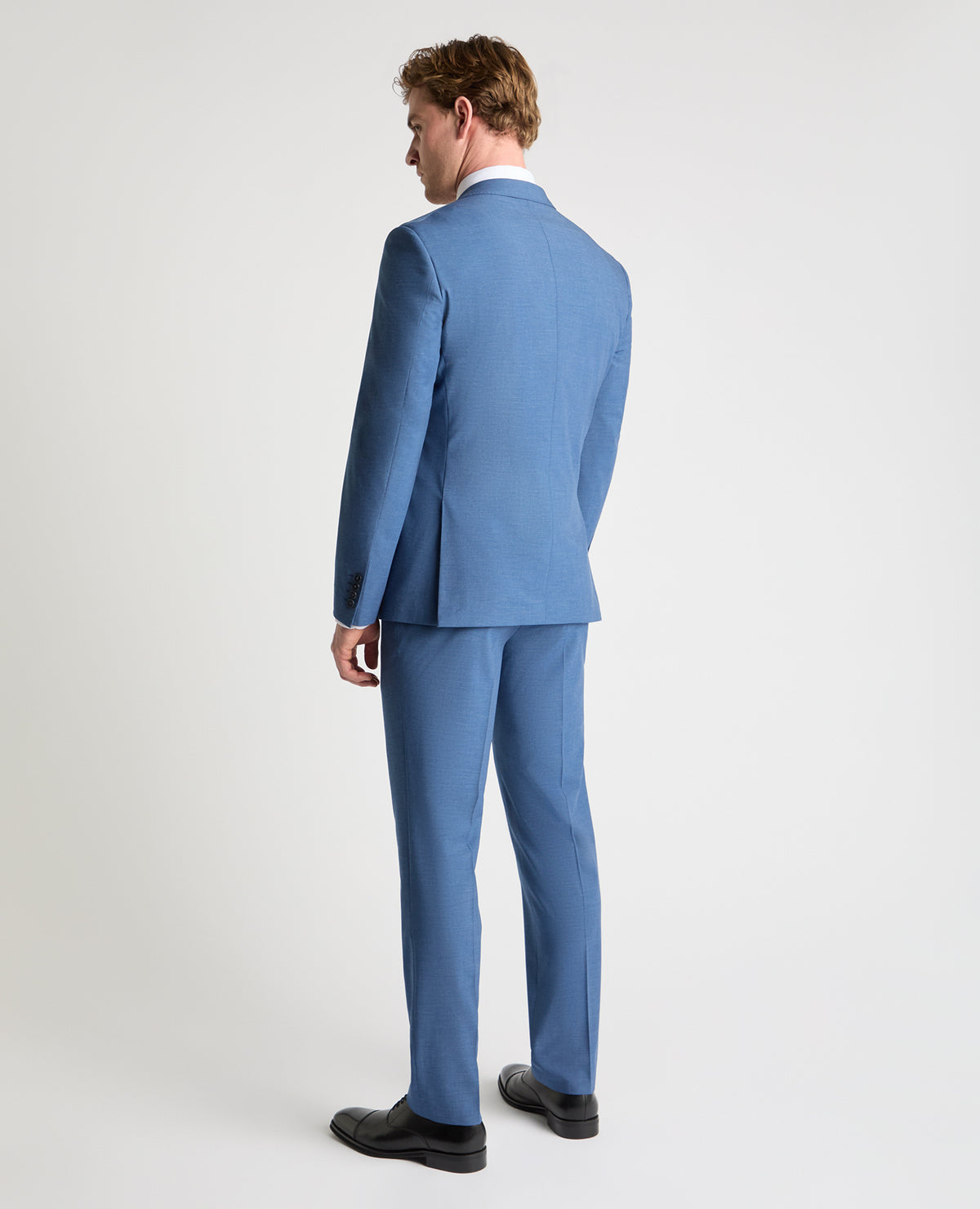 Man wearing a blue jacket