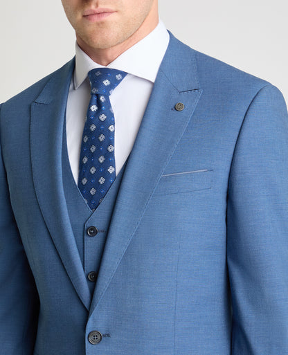 Man wearing a blue jacket