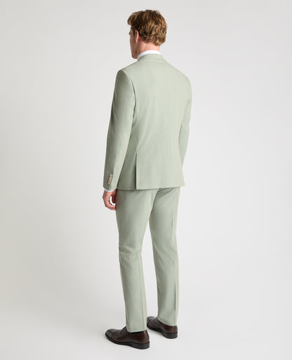 Man wearing a green jacket