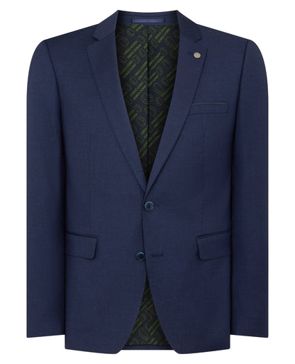 Man wearing a navy jacket