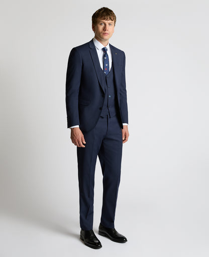 Slim fit polyviscose stretch suit jacket