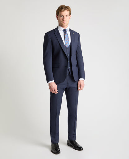 Man wearing a navy jacket