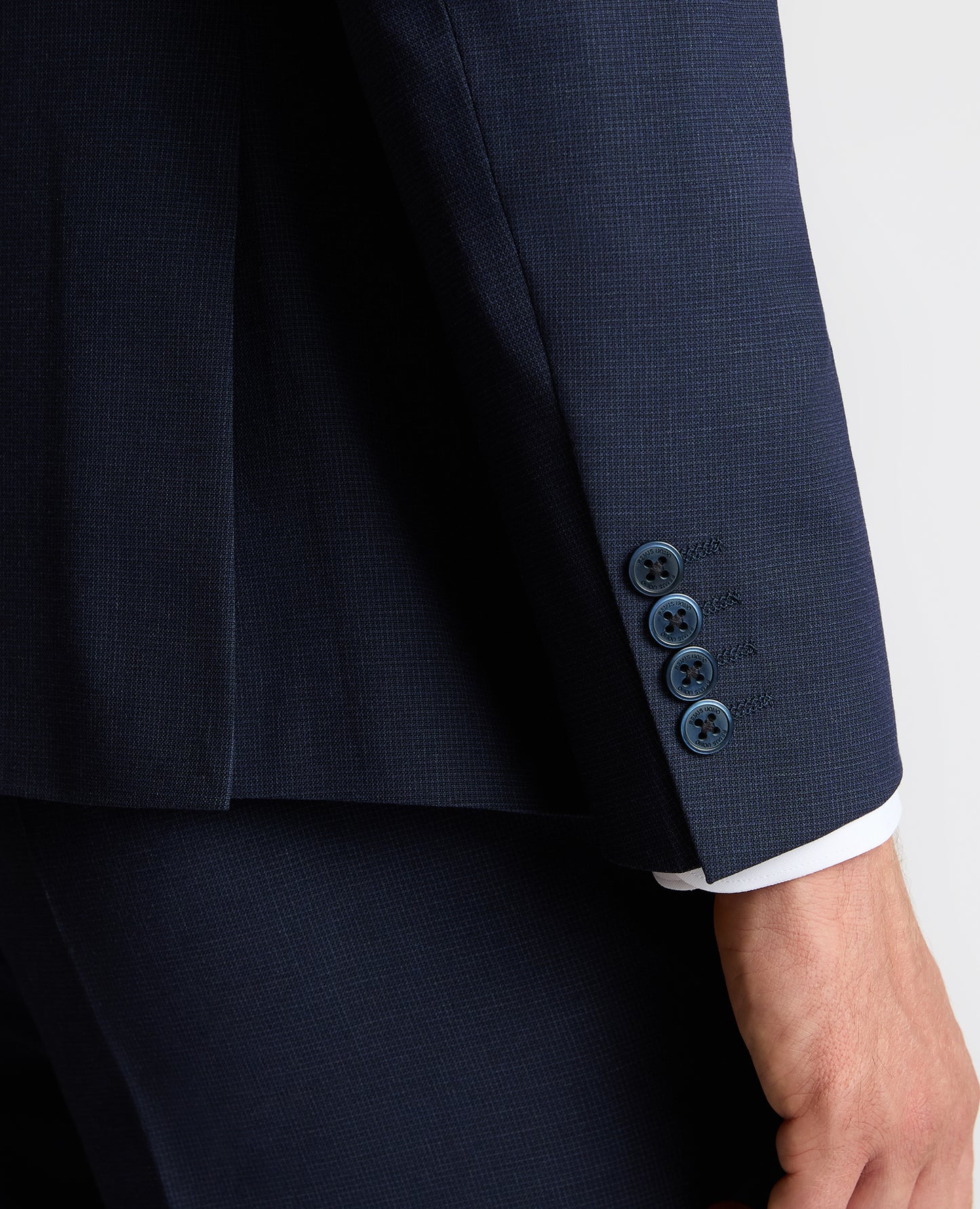 Slim fit polyviscose stretch suit jacket